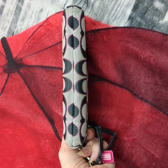 Coach black and grey canvas wallet - Picture 10 of 14